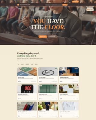 Podium - Inspiring Debate Landing Page Template