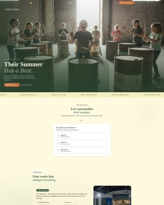 Groove - Vibrant Drumming Landing Page Template