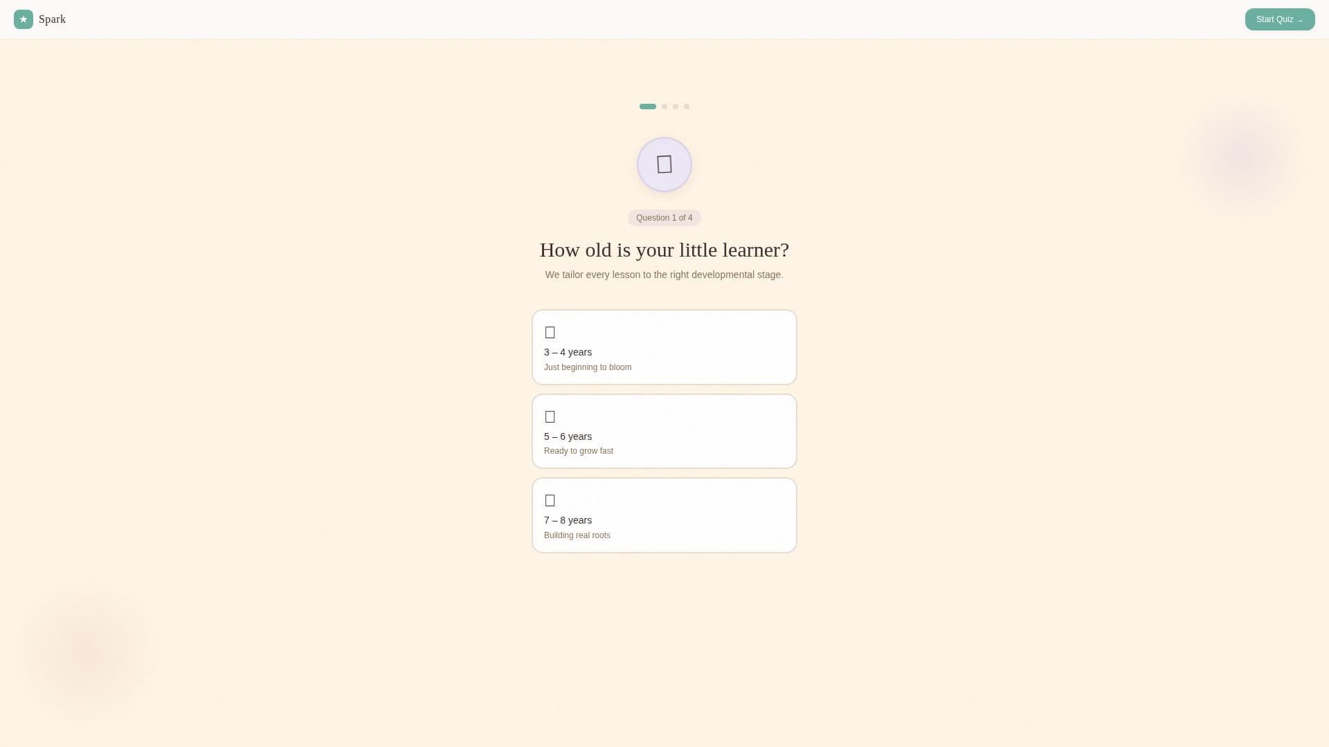 Spark - Playful Educational Landing Page Template