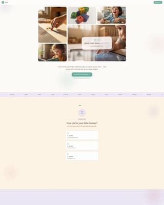 Spark - Playful Educational Landing Page Template