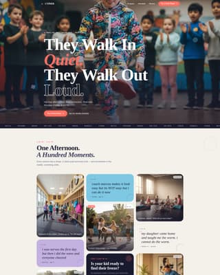 Cypher - Energetic Dance Landing Page Template
