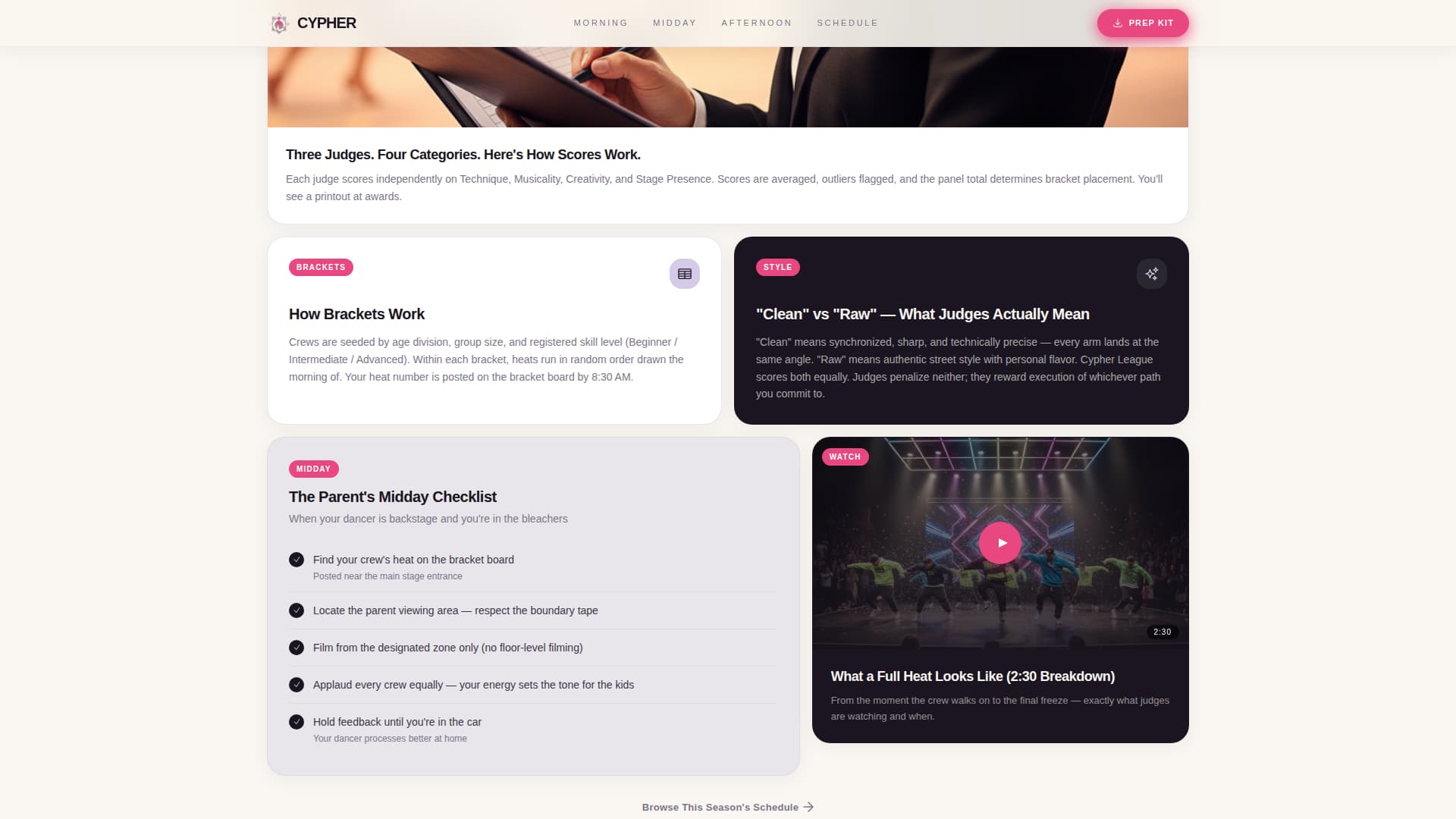 Cypher - Ultimate Dance Landing Page Template