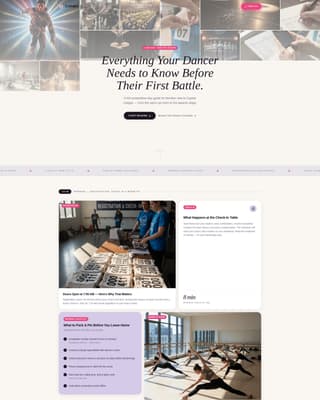 Cypher - Ultimate Dance Landing Page Template