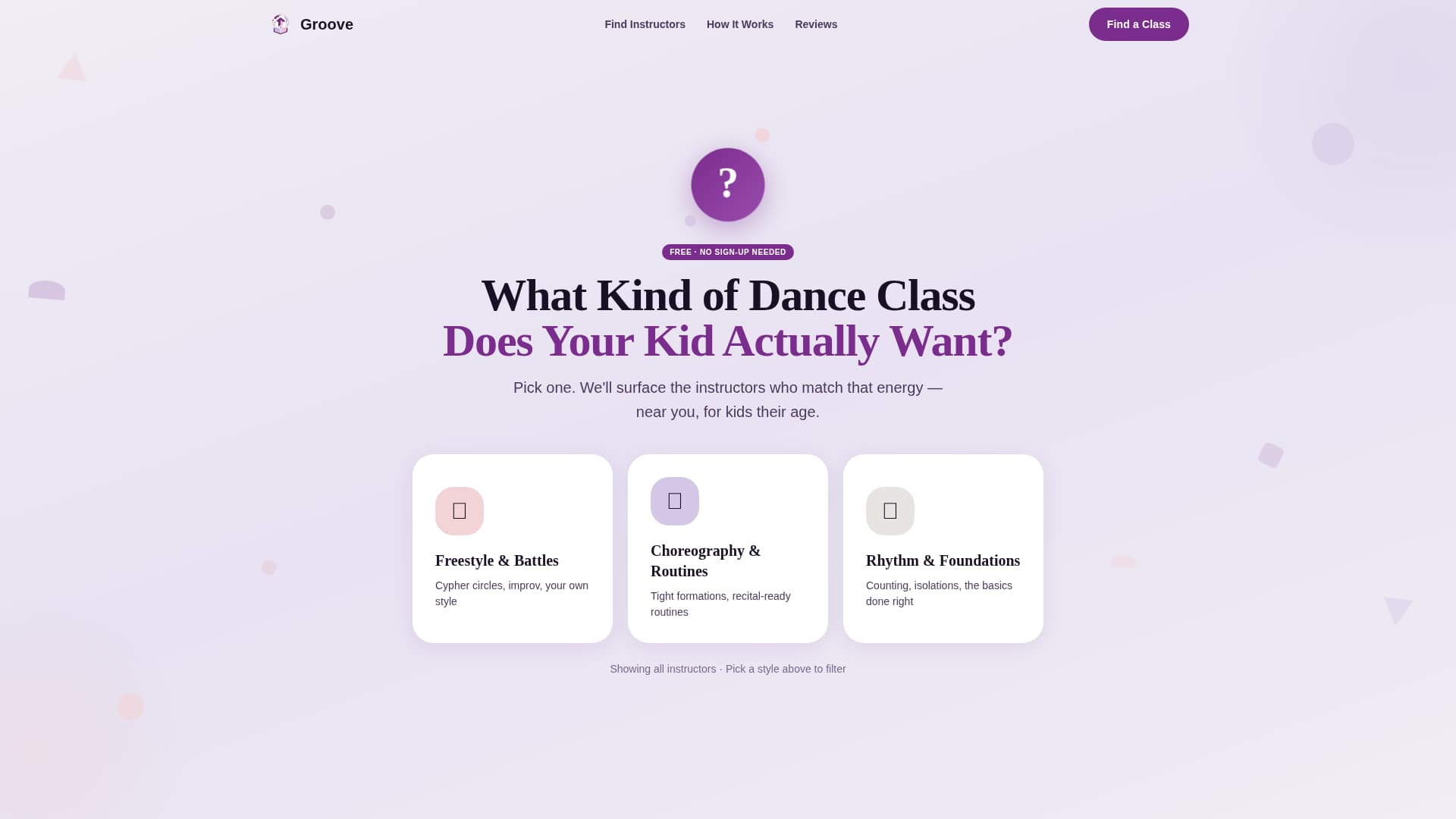 Groove - Playful Hip-Hop Landing Page Template