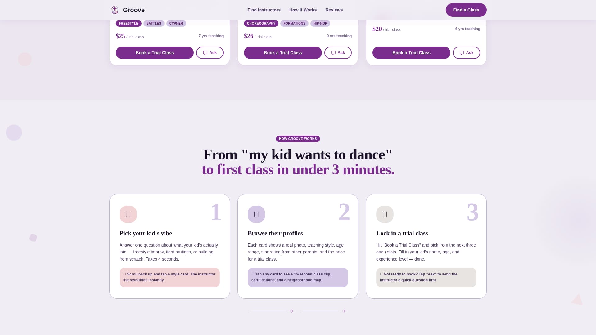 Groove - Playful Hip-Hop Landing Page Template