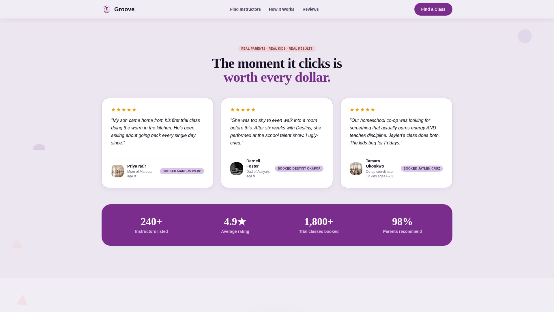 Groove - Playful Hip-Hop Landing Page Template