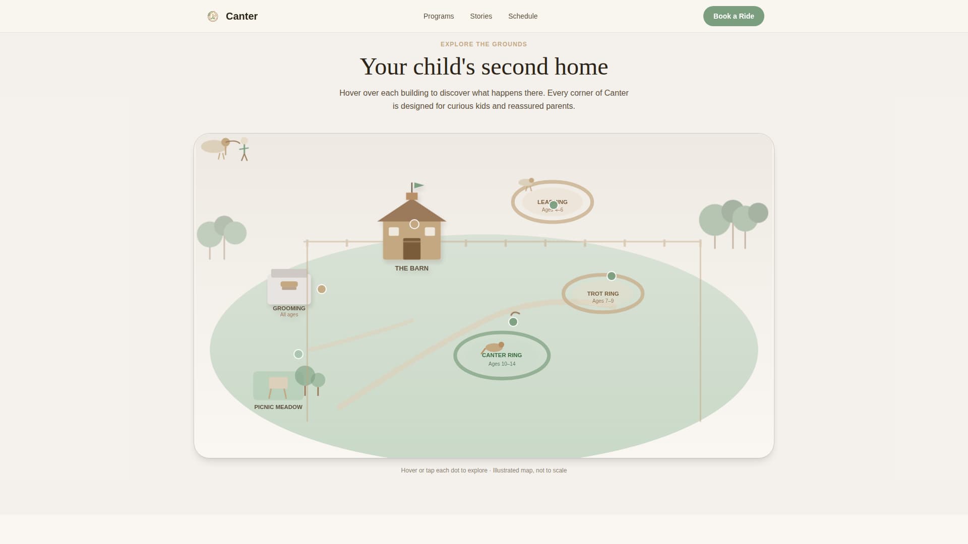 Canter - Inspiring Equestrian Landing Page Template