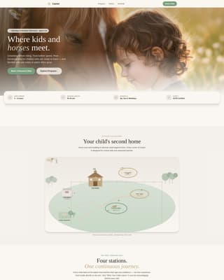 Canter - Inspiring Equestrian Landing Page Template