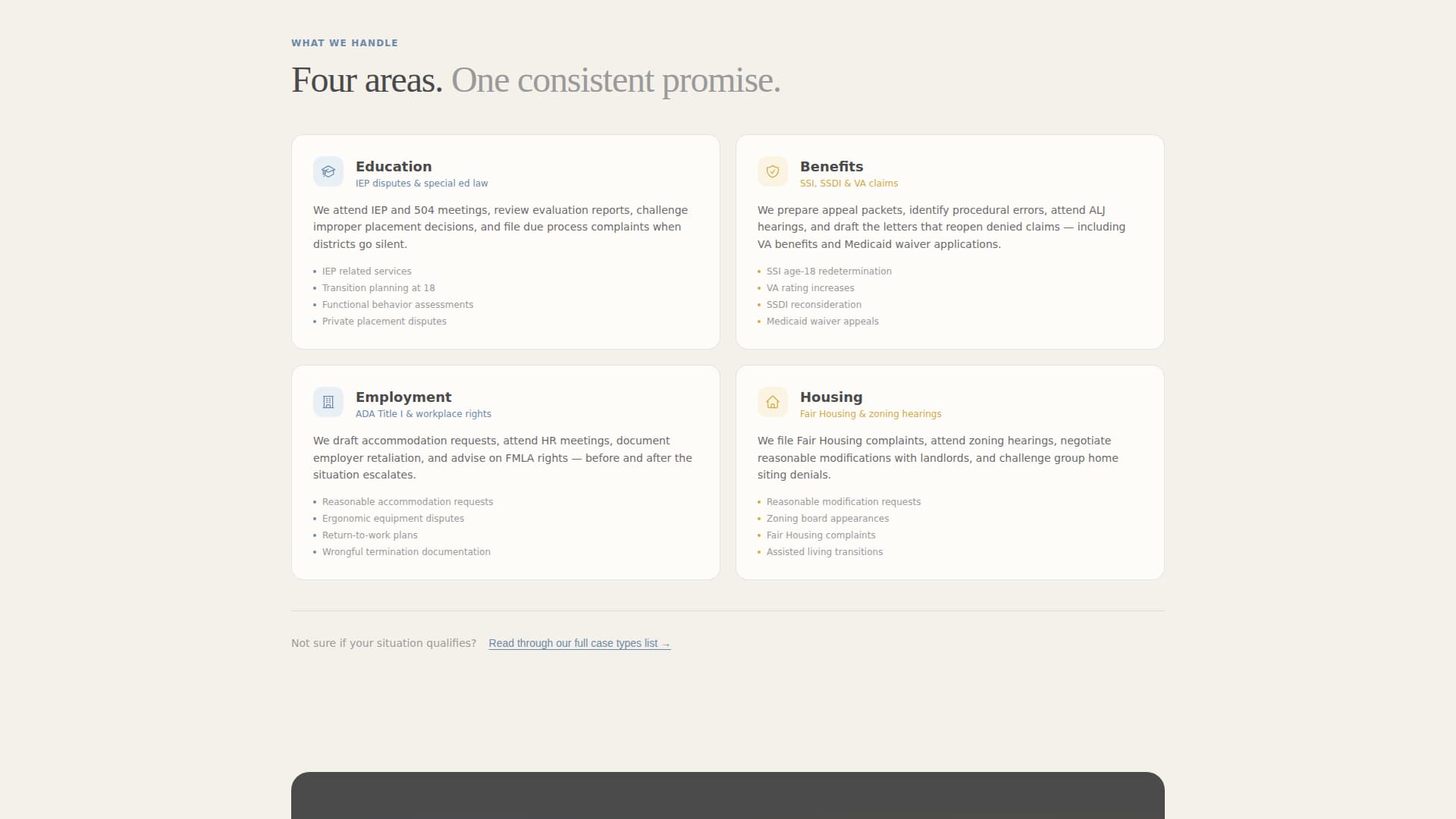 Advocate - Trusted Disability Landing Page Template
