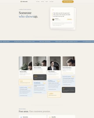 Advocate - Trusted Disability Landing Page Template
