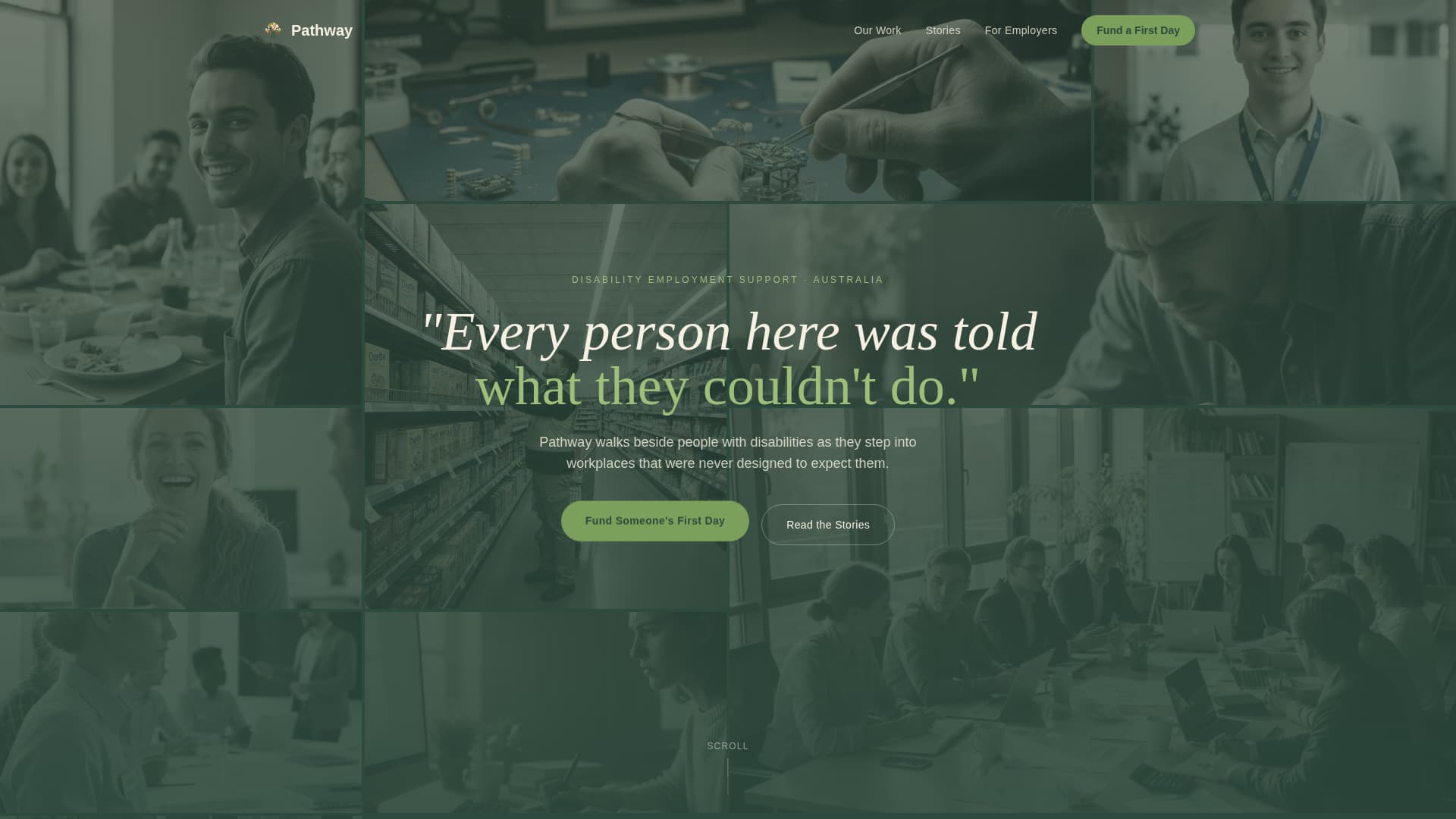 Pathway - Empowering Disabilityemployment Landing Page Template