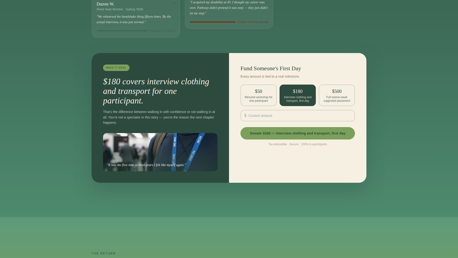 Pathway - Empowering Disabilityemployment Landing Page Template
