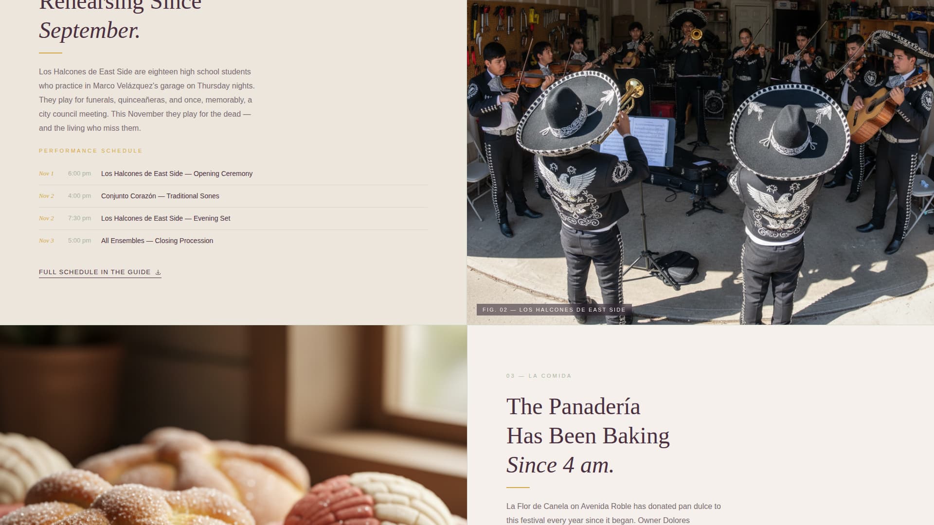 Ofrenda - Heartfelt Festival Landing Page Template