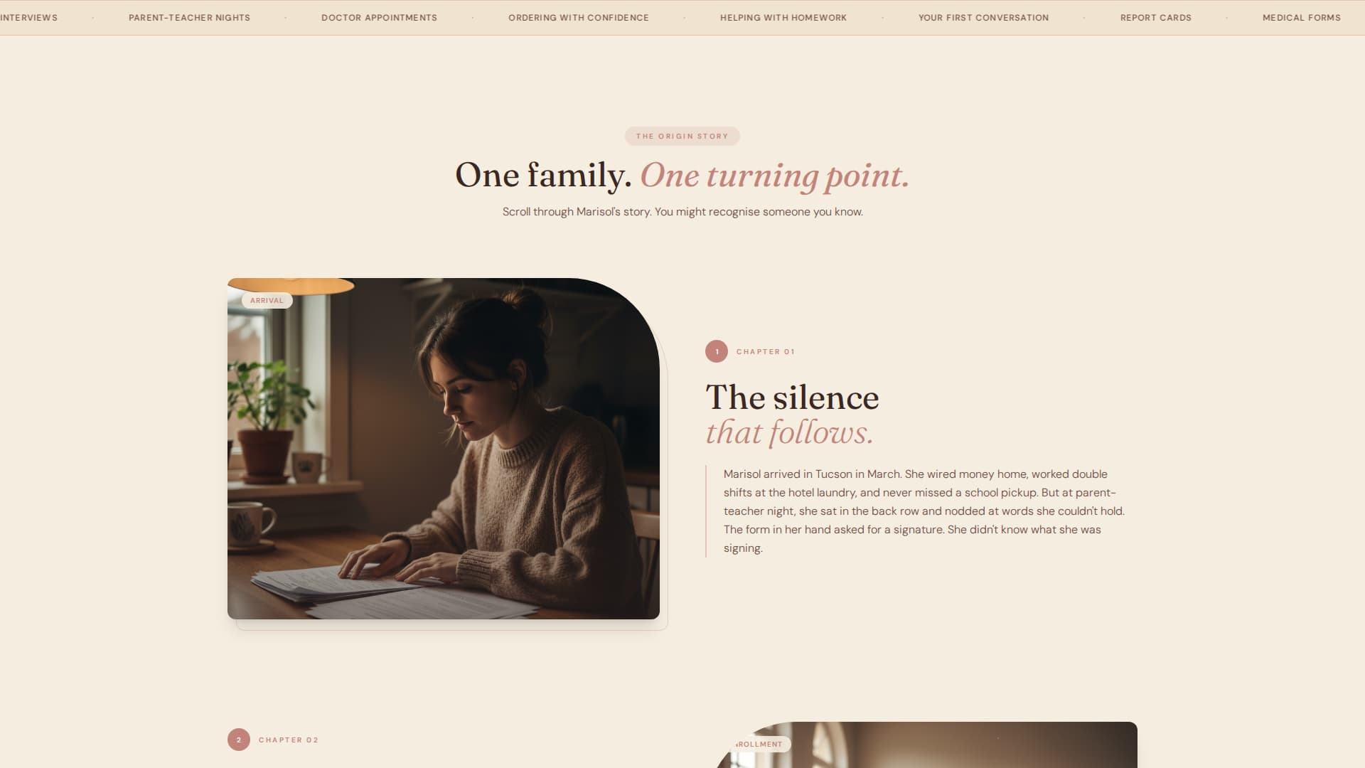 Puente - Empowering Esl Landing Page Template
