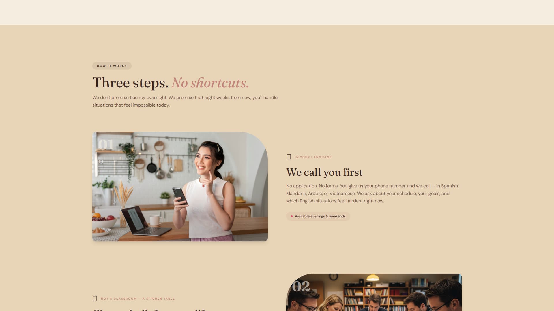 Puente - Empowering Esl Landing Page Template