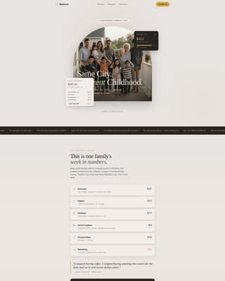 Balance - Powerful Equality Landing Page Template