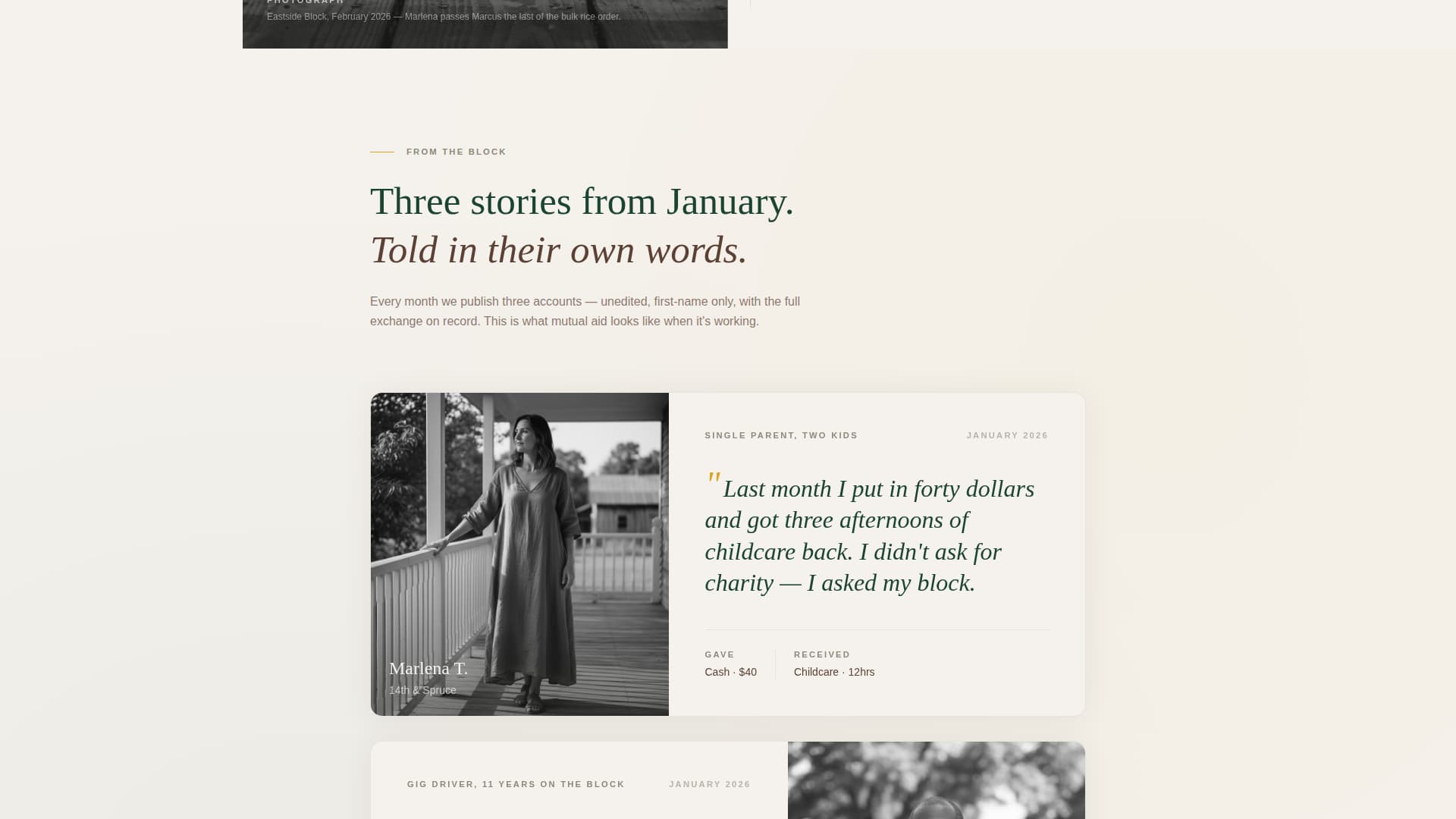 Commune - Rooted Mutualaid Landing Page Template