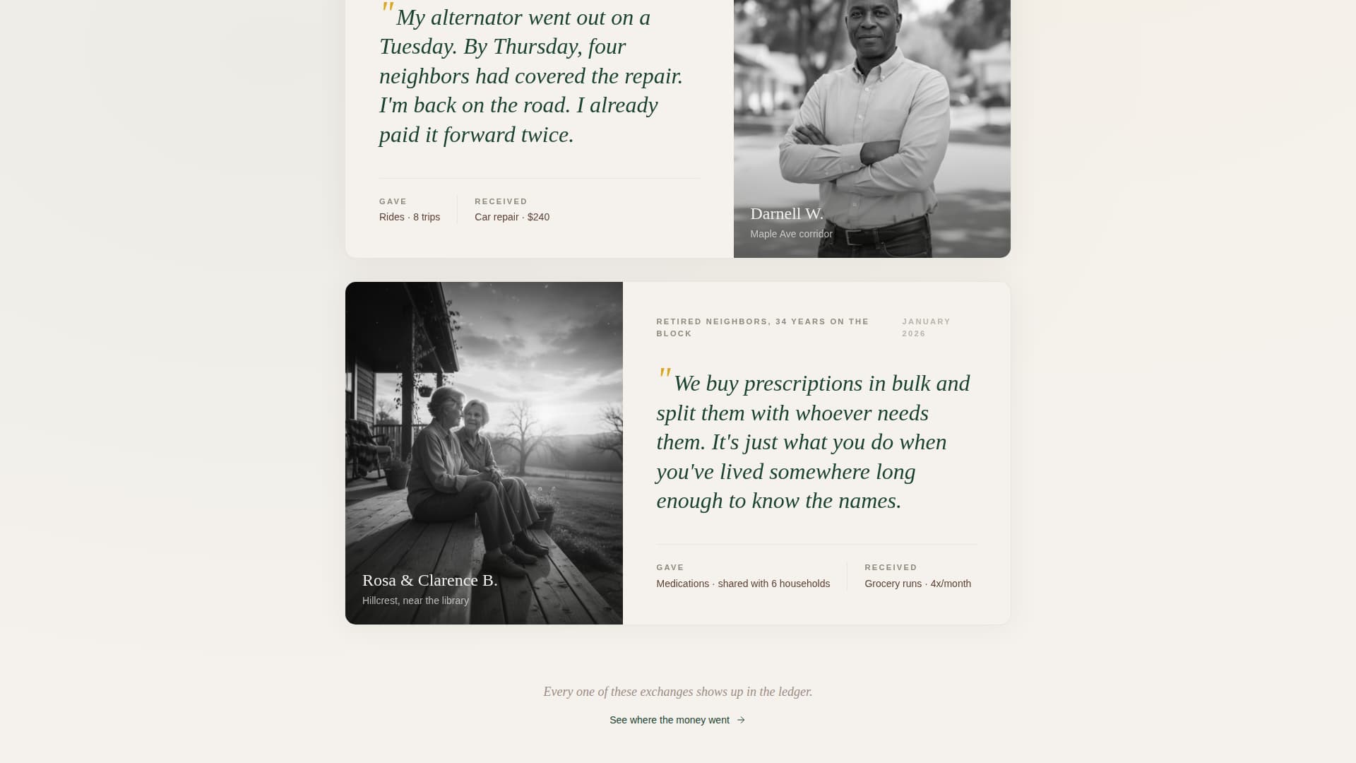 Commune - Rooted Mutualaid Landing Page Template