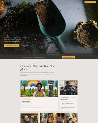 Equity - Empowering Community Landing Page Template