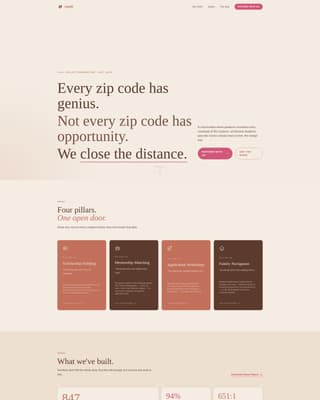 Uplift - Inspiring Educationaccess Landing Page Template