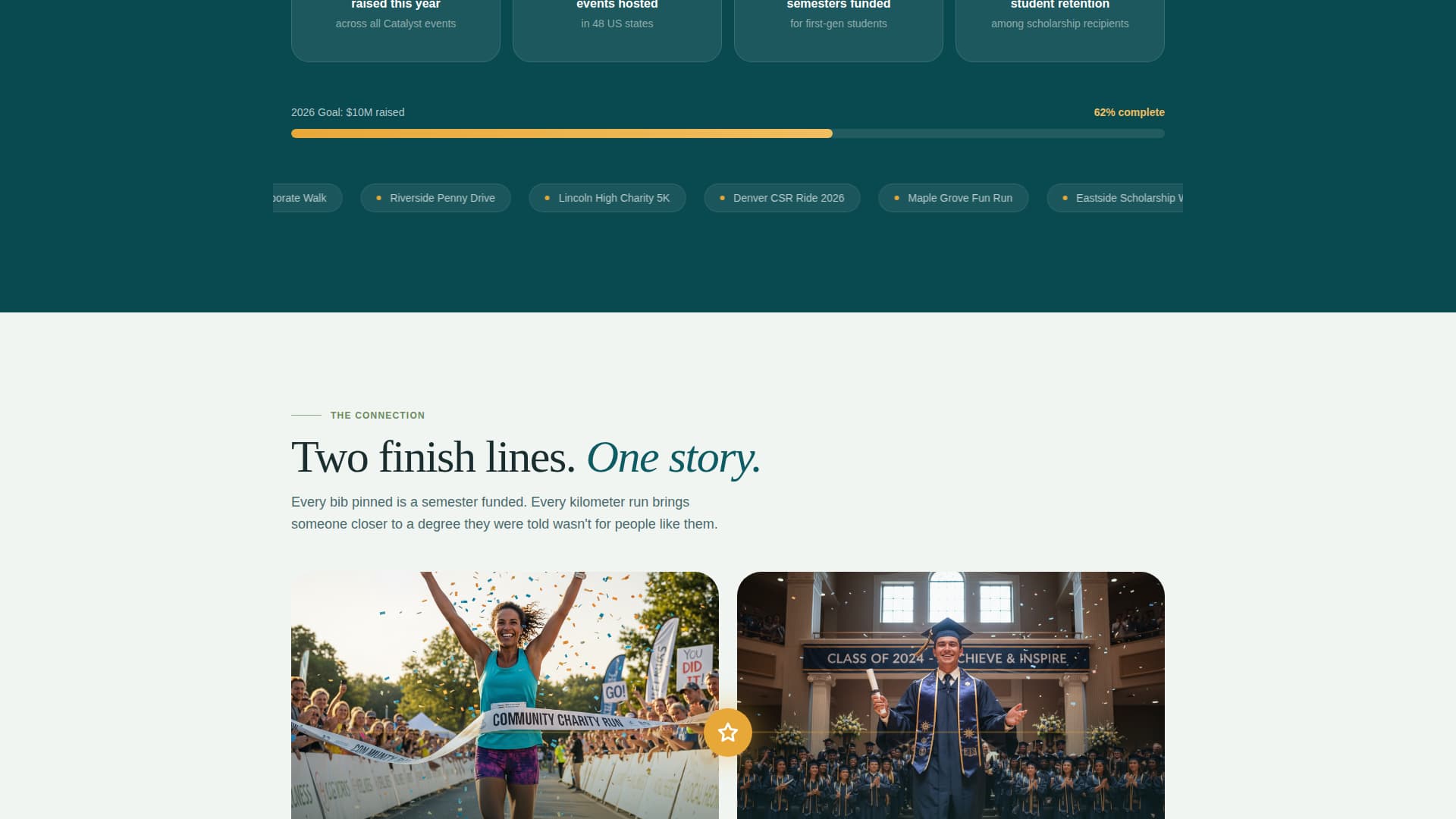 Catalyst - Inspiring Educationaccess Landing Page Template
