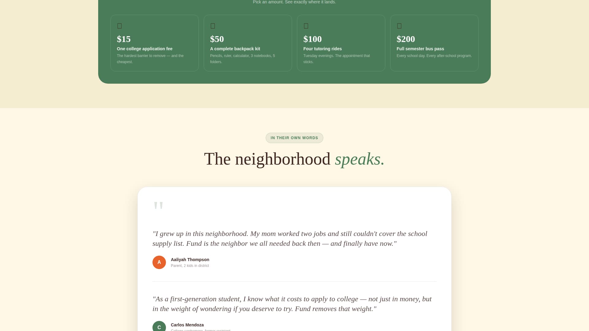 Fund - Heartfelt Education Landing Page Template