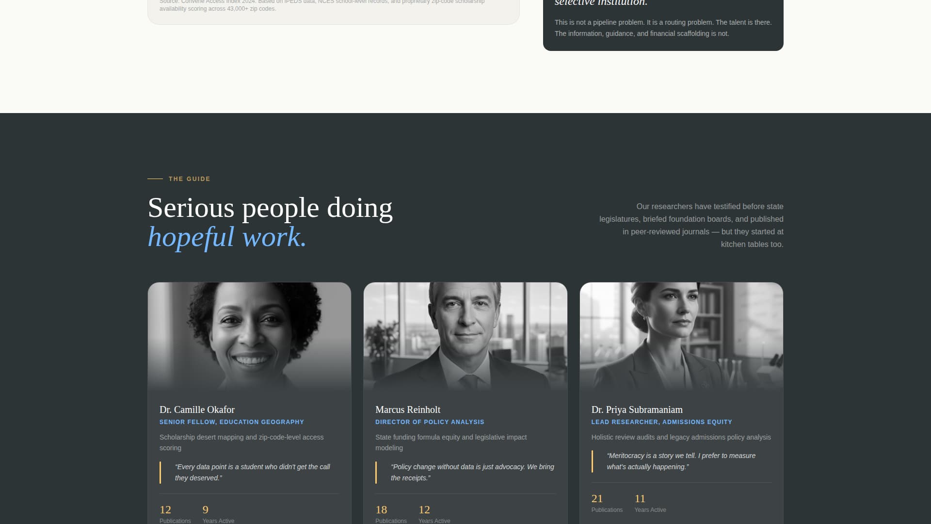 Convene - Powerful Educationaccess Landing Page Template
