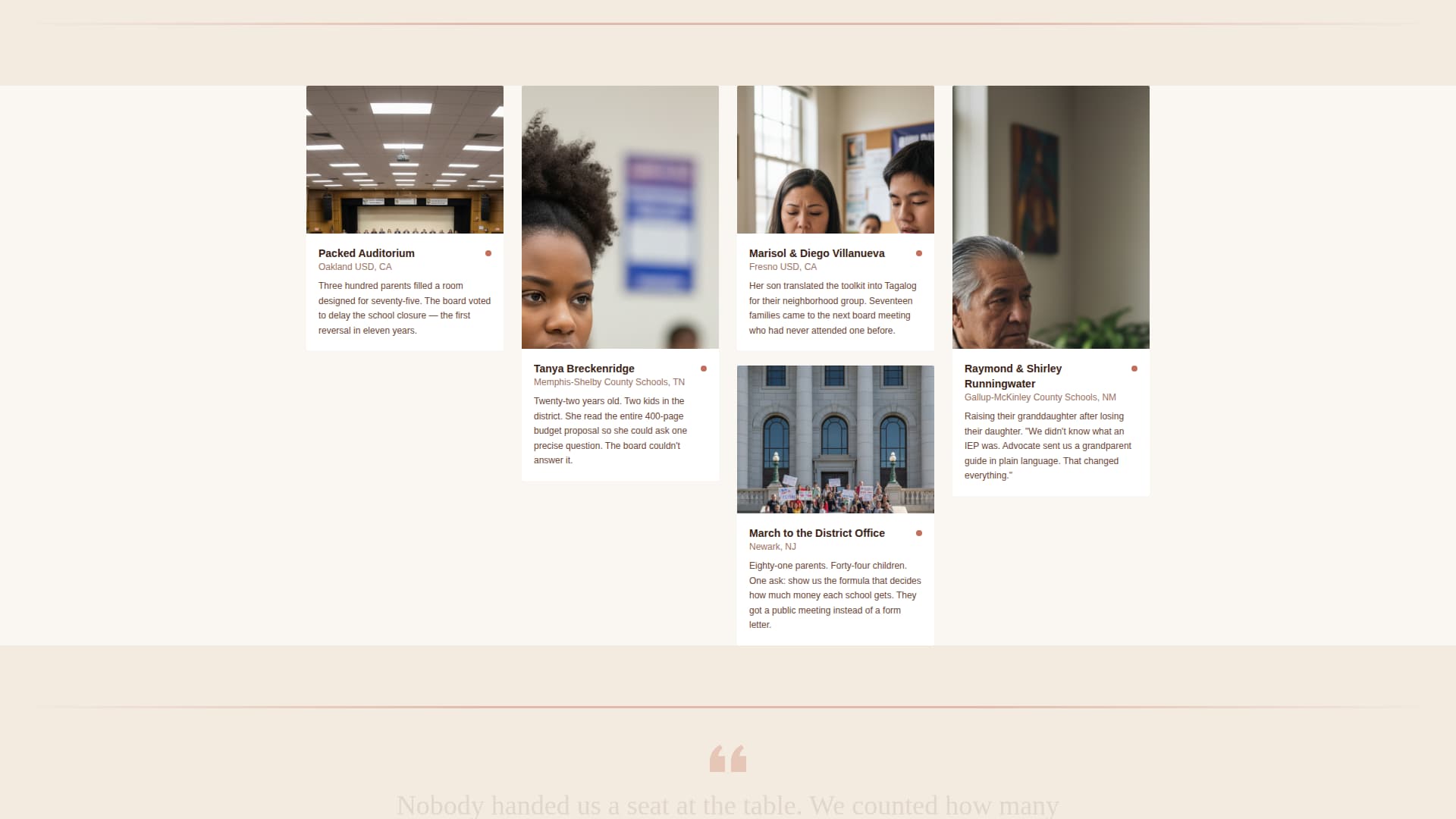 Advocate - Empowering Educationequity Landing Page Template
