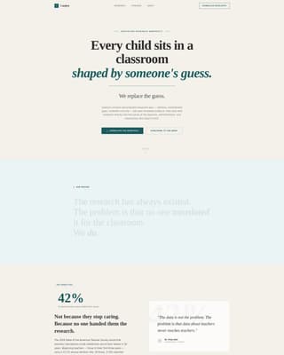 Catalyst - Trusted Educationresearch Landing Page Template