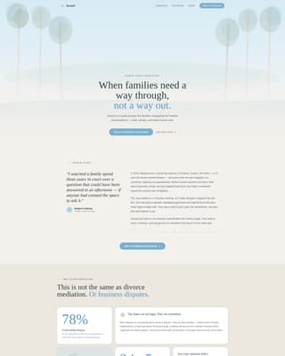 Accord - Trusted Eldermediation Landing Page Template