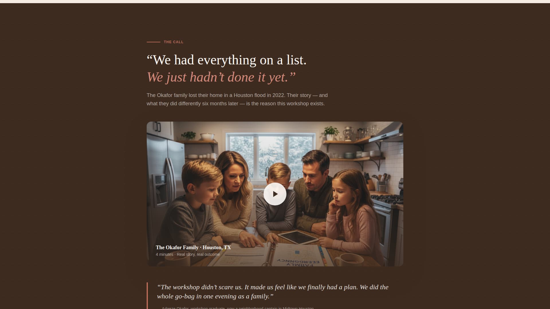 Readybefore - Empowering Emergencypreparedness Landing Page Template