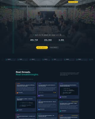 Devforum - Vibrant Engineers Landing Page Template