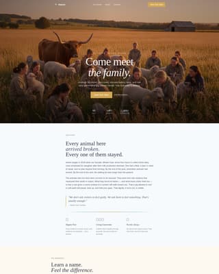 Haven - Heartfelt Sanctuary Landing Page Template