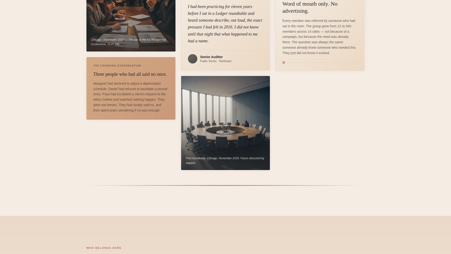 Ledger - Trusted Accountability Landing Page Template