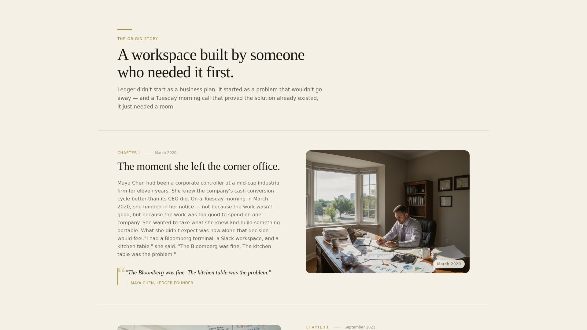 Ledger - Insightful Finance Landing Page Template
