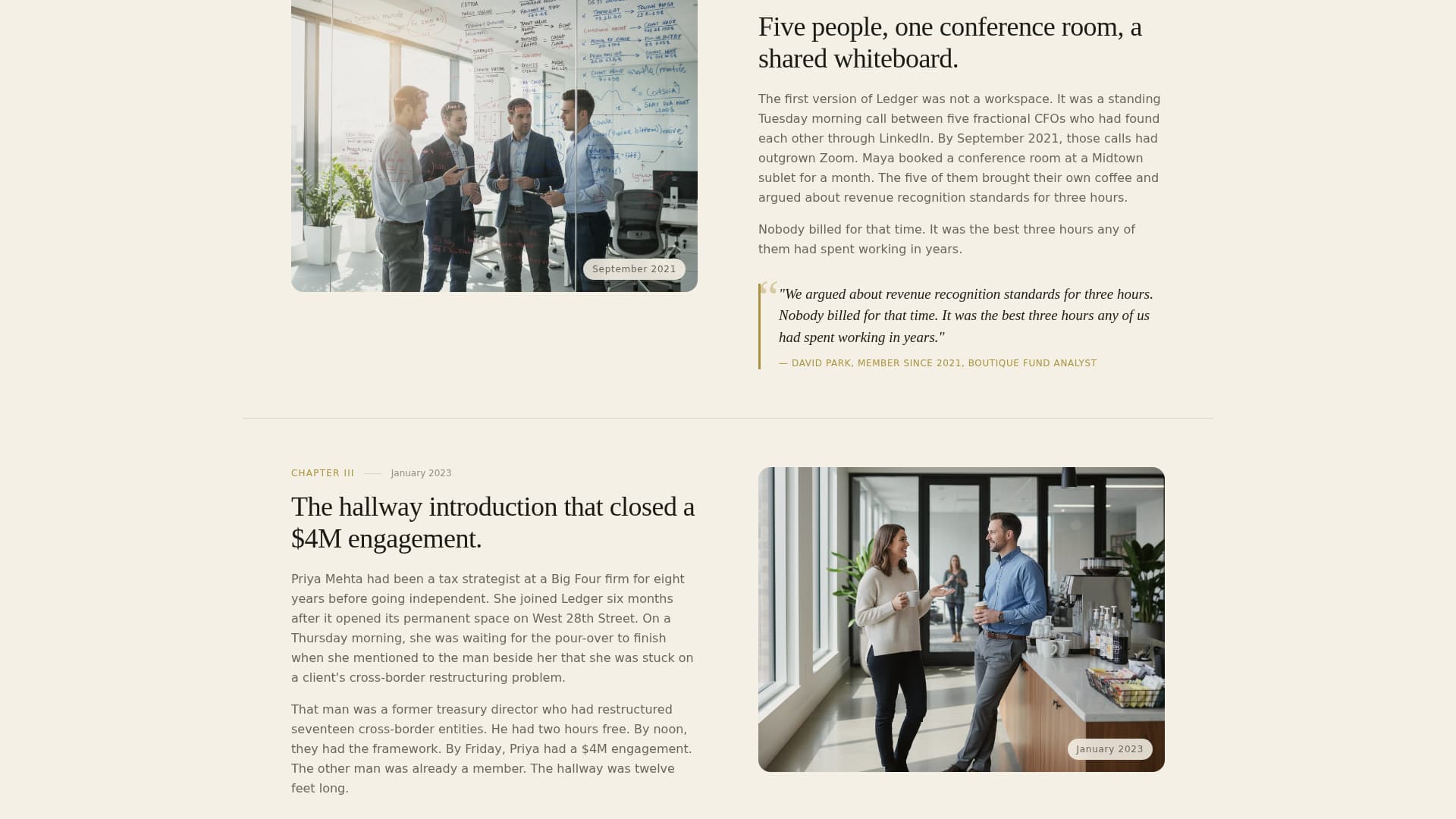 Ledger - Insightful Finance Landing Page Template