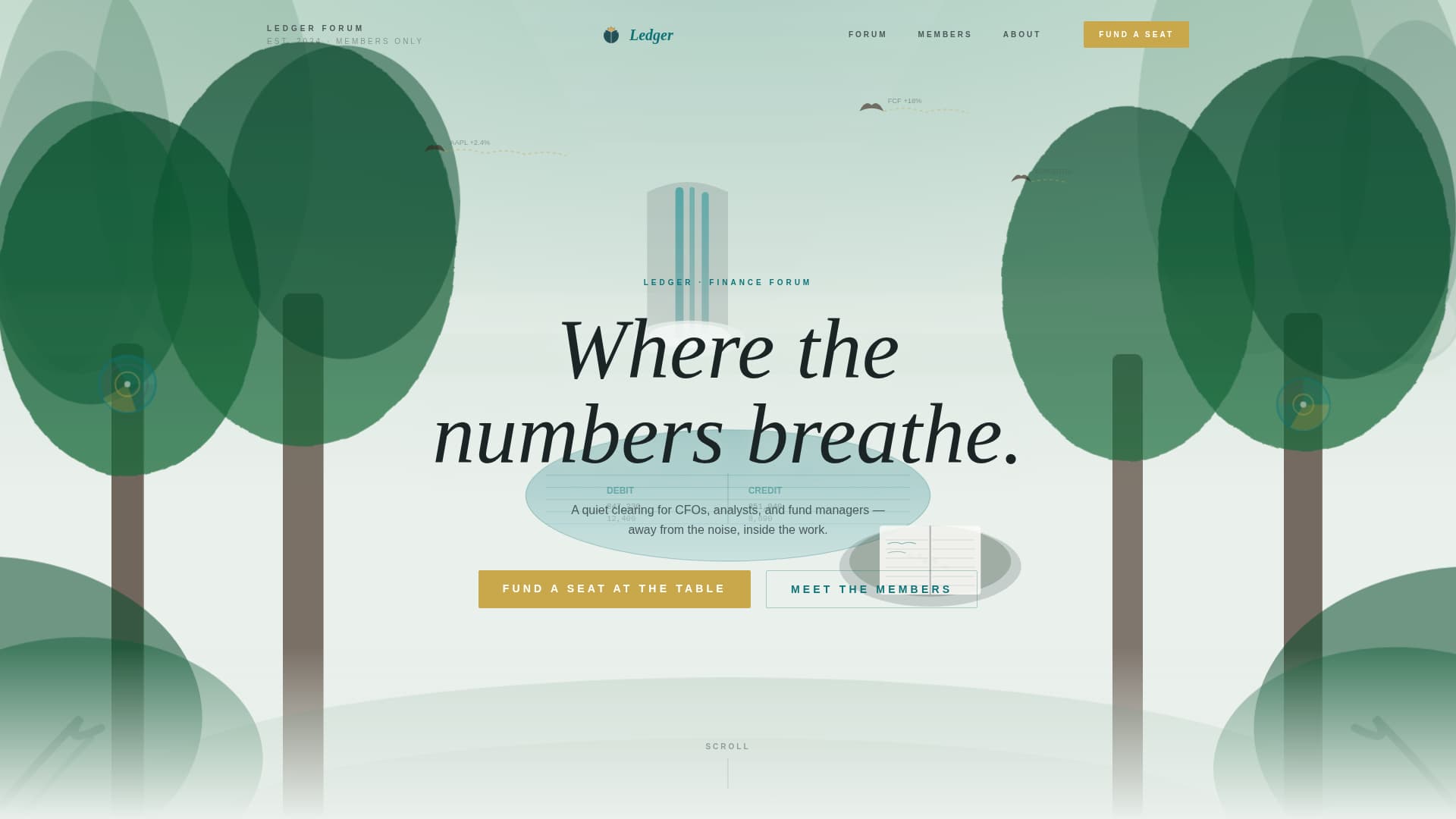 Ledger - Inspiring Financeprofessionals Landing Page Template