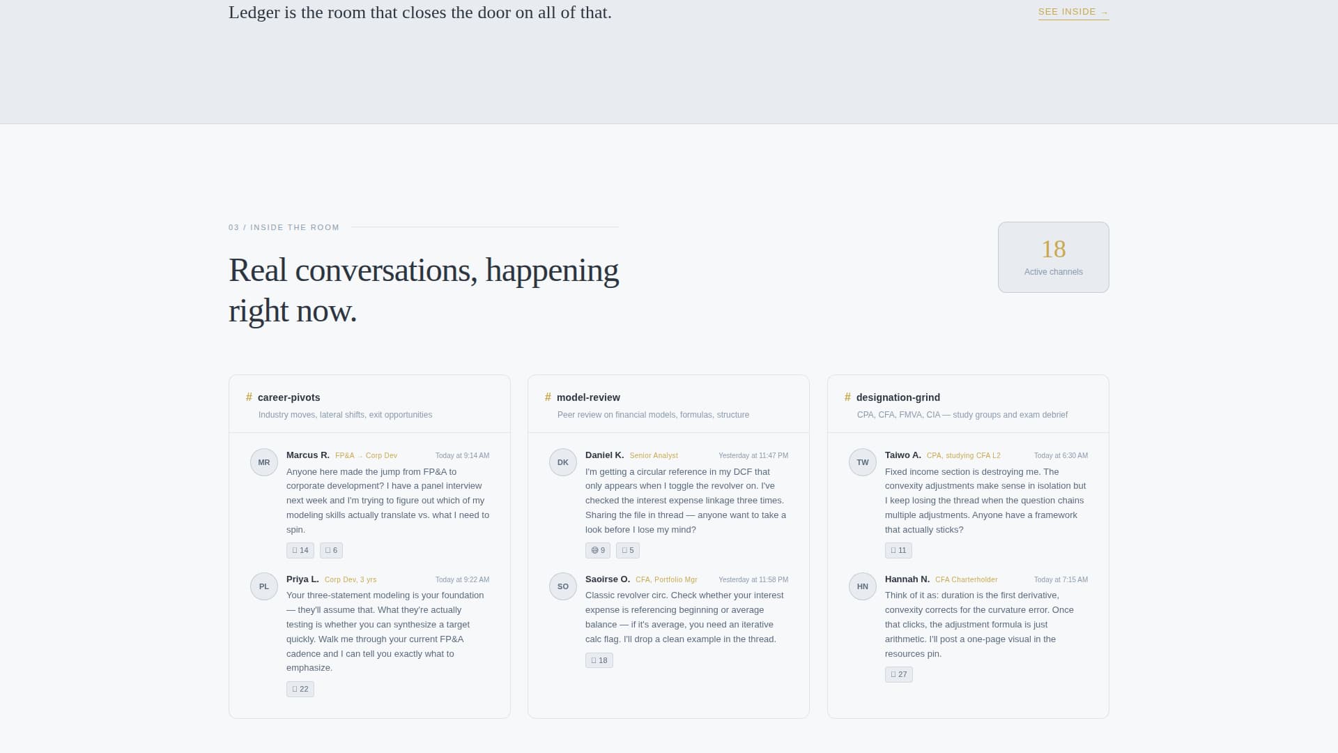 Ledger - Trusted Finance Landing Page Template