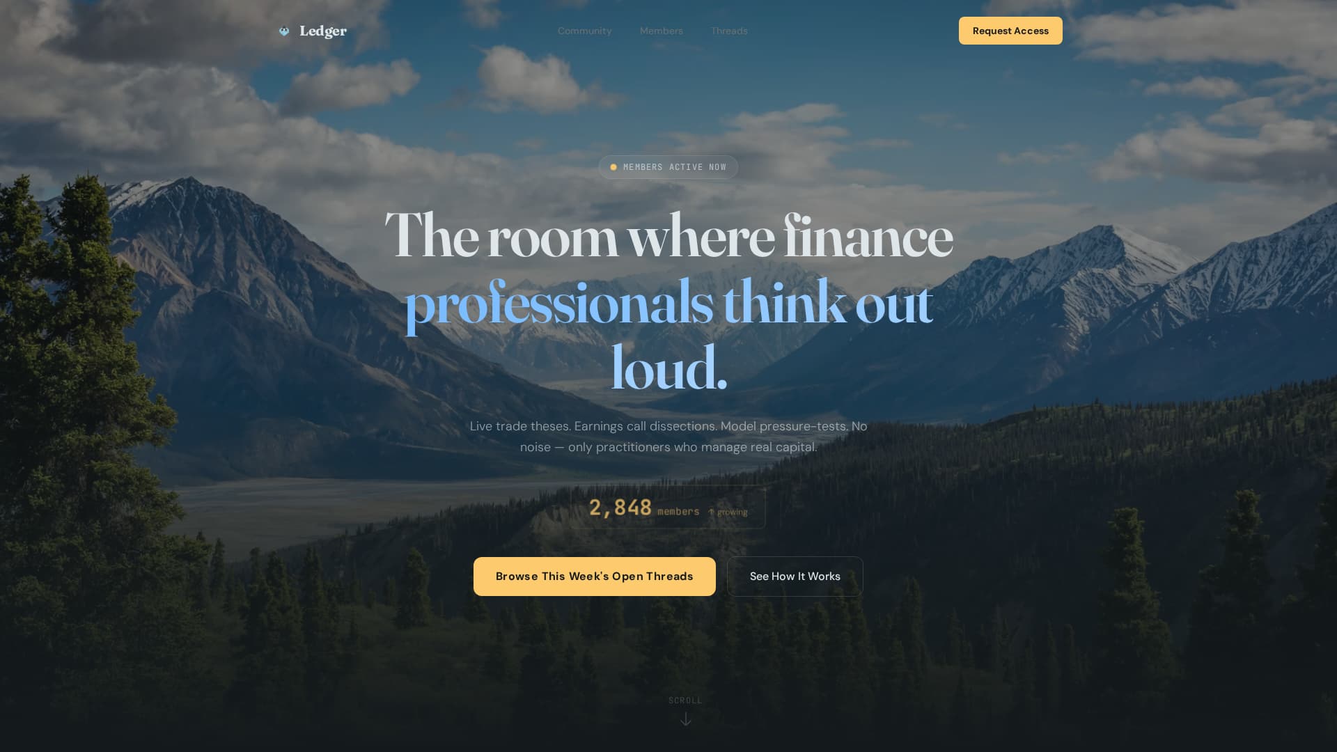 Ledger - Elite Financeprofessionals Landing Page Template