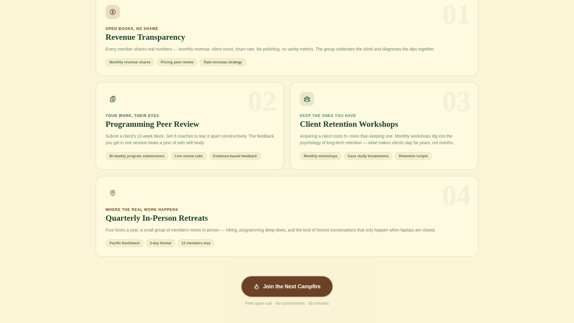 Forge - Trusted Fitnessprofessionals Landing Page Template