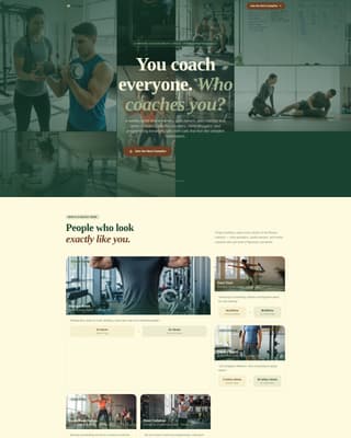 Forge - Trusted Fitnessprofessionals Landing Page Template