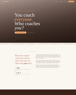 Hearth - Empowering Fitnessprofessionals Landing Page Template