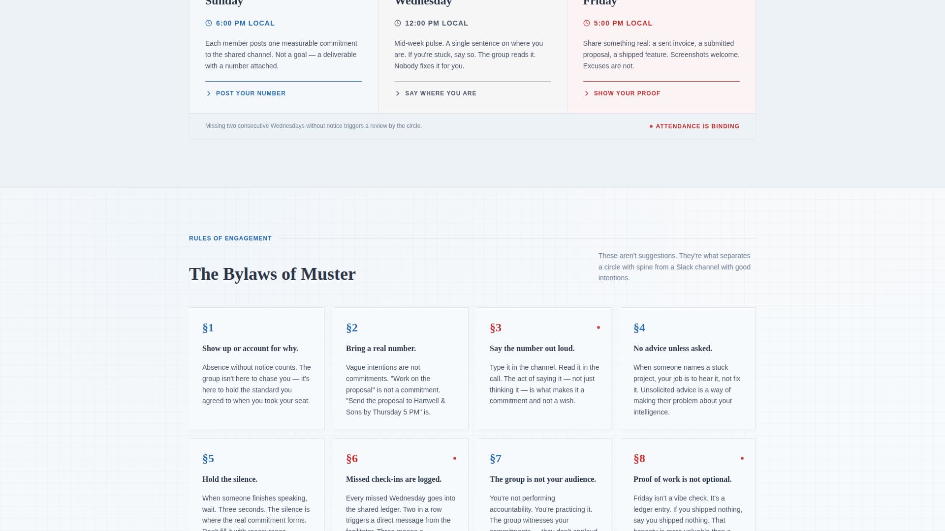 Muster - Civic Freelancers Landing Page Template