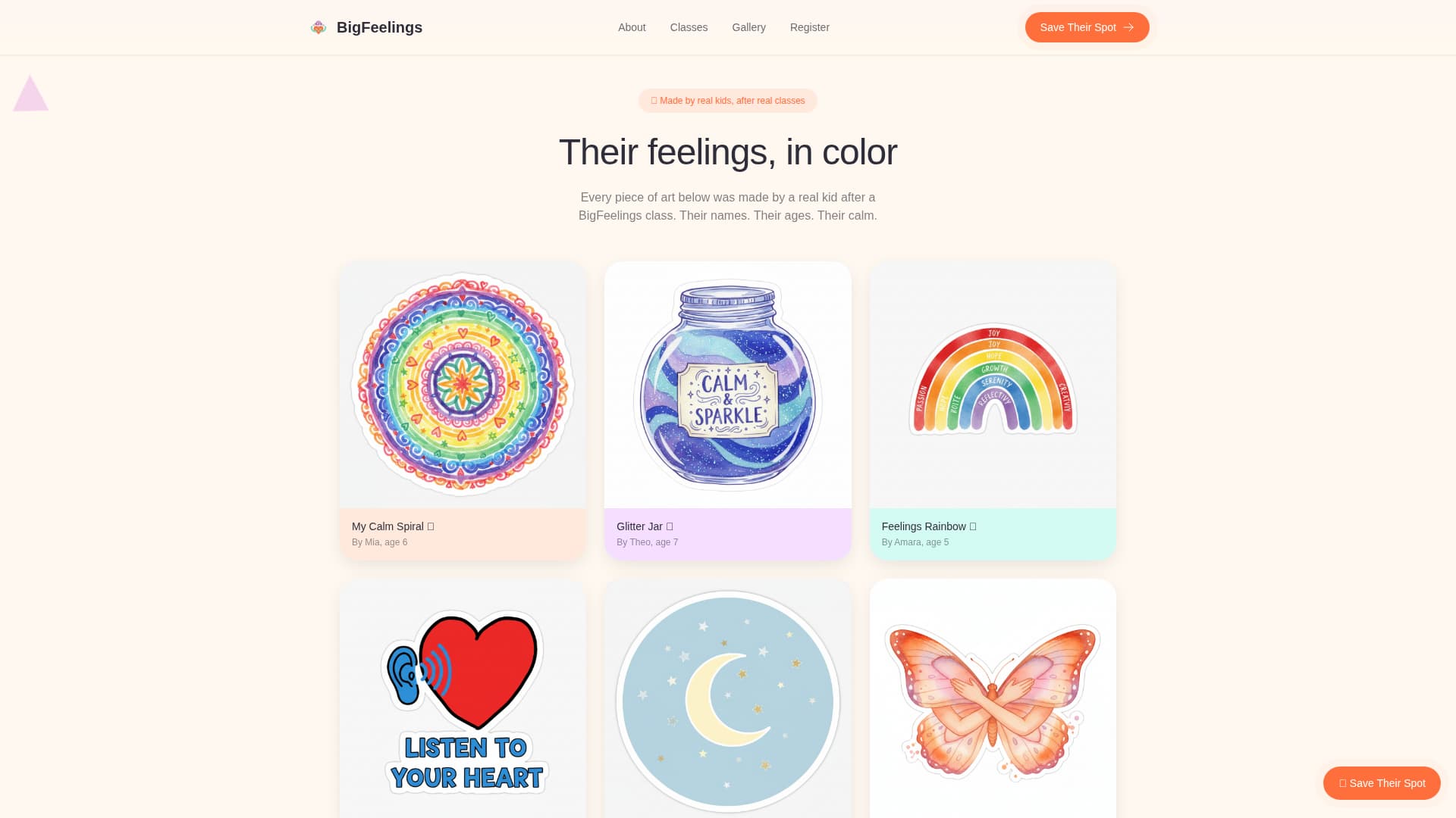 Breathe - Joyful Mindfulness Landing Page Template