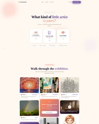 Brushstroke - Vibrant Afterschool Landing Page Template
