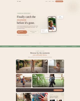 Shutter - Heartwarming Photography Landing Page Template