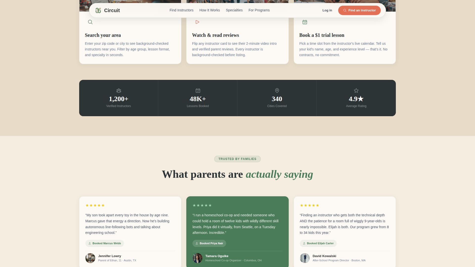 Circuit - Dynamic Robotics Landing Page Template