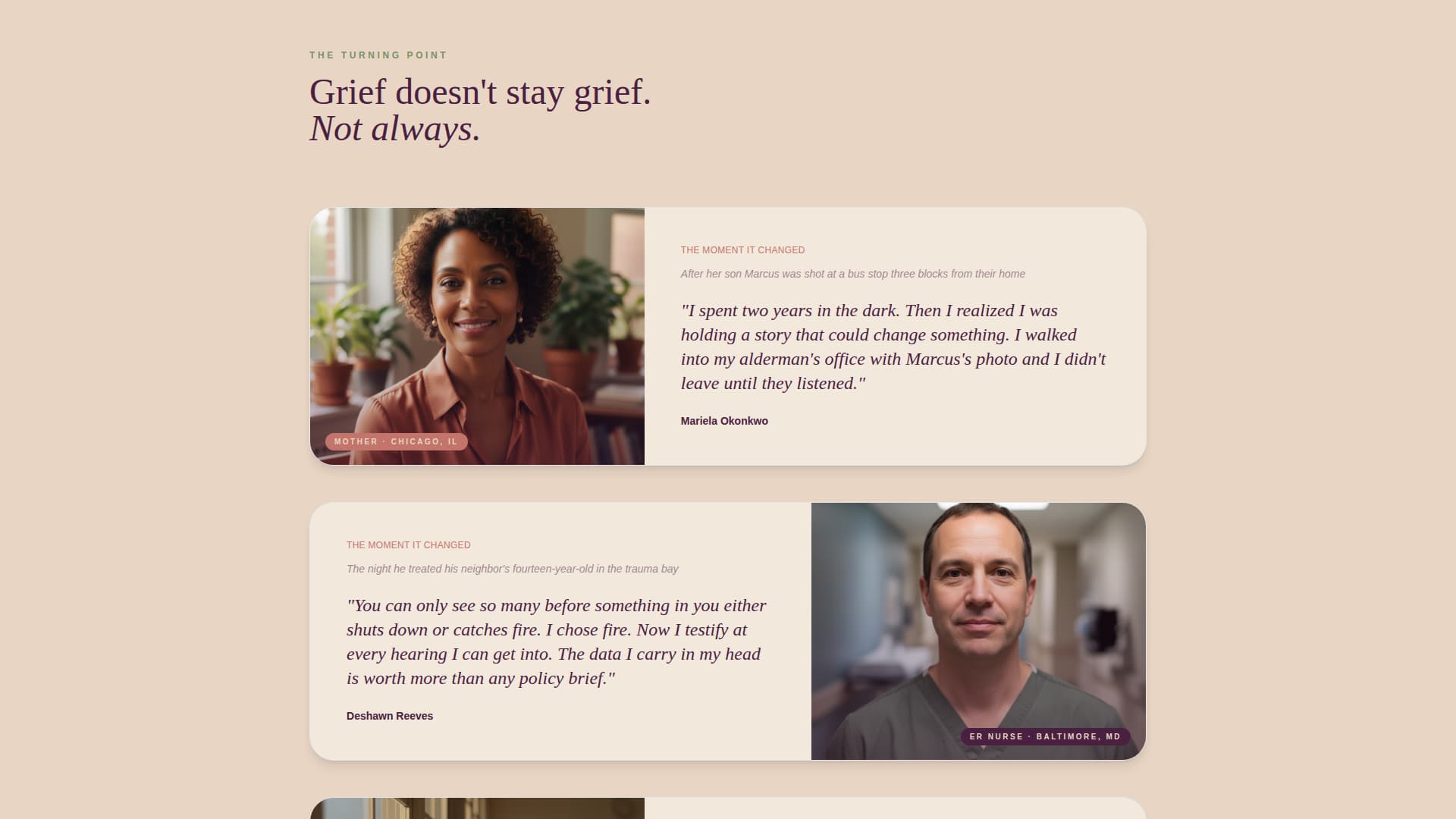 Vigil - Powerful Advocacy Landing Page Template
