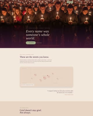 Vigil - Powerful Advocacy Landing Page Template
