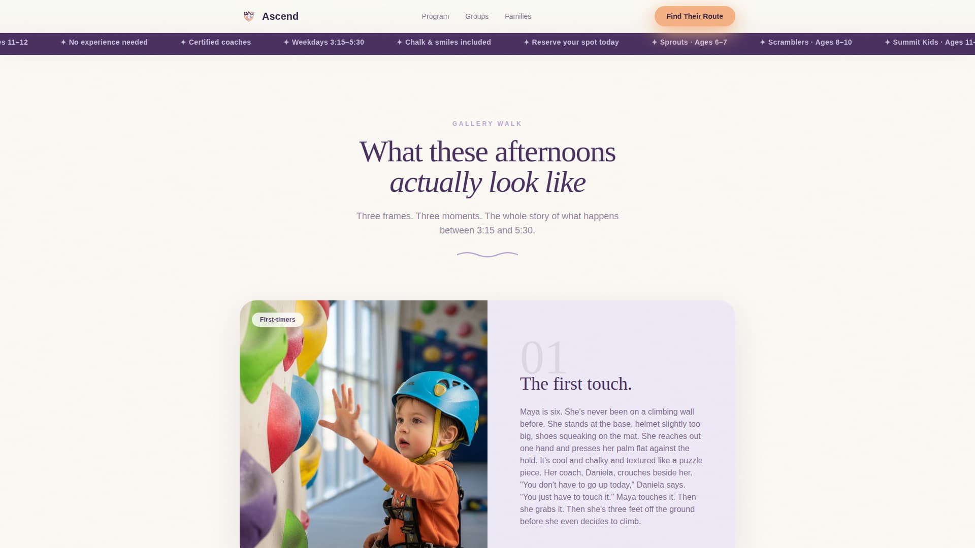 Ascend - Inspiring Climbing Landing Page Template